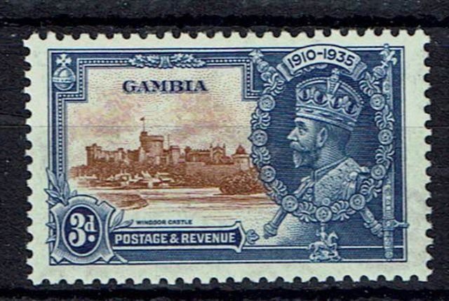 Image of Gambia SG 144a LMM British Commonwealth Stamp
